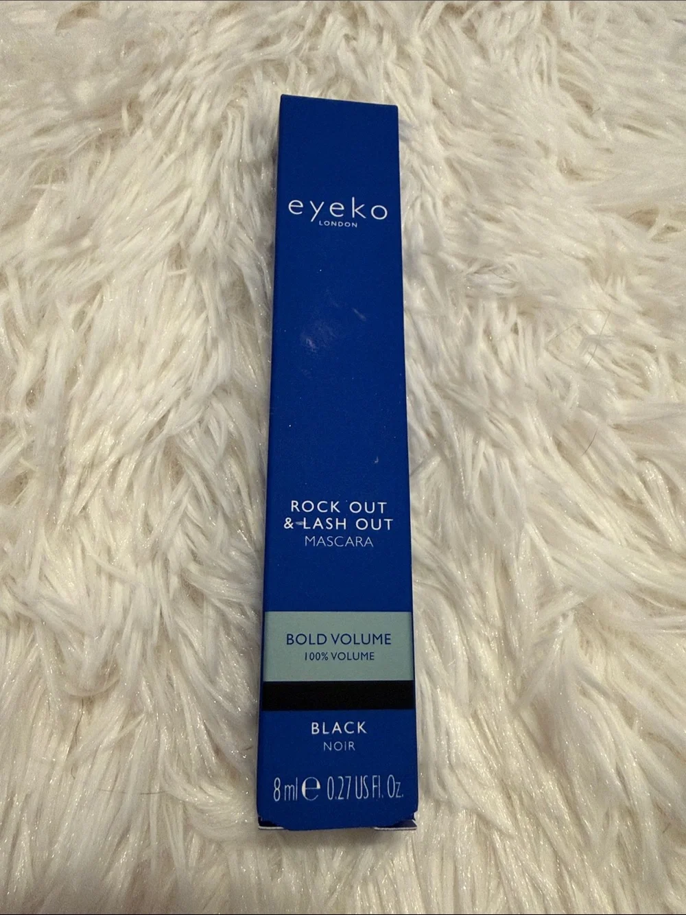 Eyeko London Black Rock Out & Lash Out Bold Volume Tubing Mascara NIB Full Size